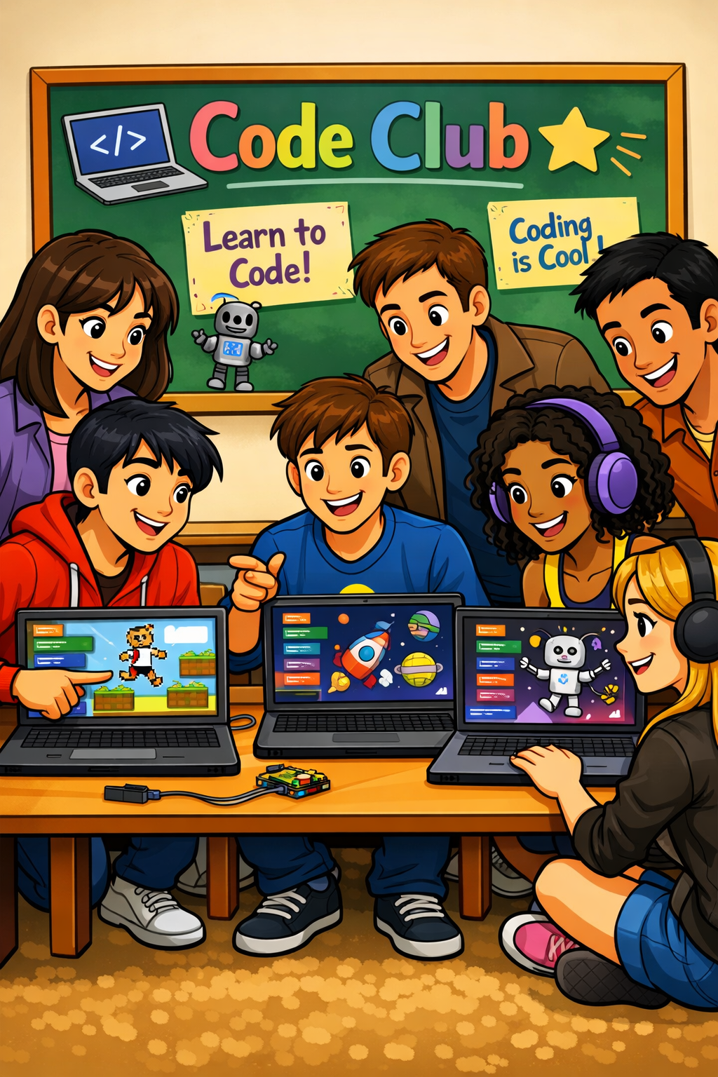 cartooniny image show and tell